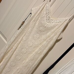 Idyllwind Cream Lace Maxi Dress